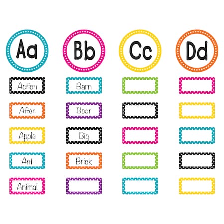 Teacher Created Resources Polka Dots Word Wall Bulletin Board Display Set TCR5787